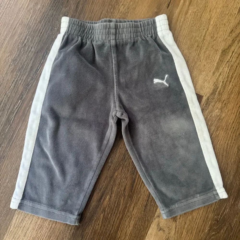 Bundle of Baby Boy Joggers/Sweatpants: Puma and Cat & Jack, 2 Pair
